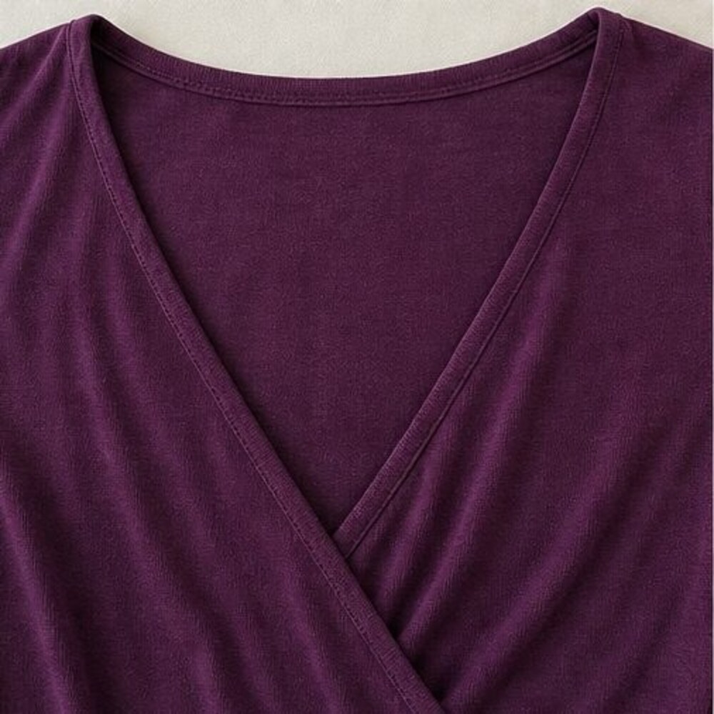 Burgundy Ruffle Blouse - Picture 4 of 6